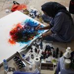 2012. Tahereh Vahedian, 8th National Biennial Workshop of Painting - Photo 2