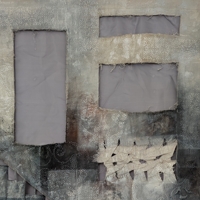 2023. A Waiting Birth, Acrylic on Fabric, 85 x 135 cm