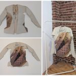 2023. The Werp and Weft of Love in the Gray Garden, Acrylic on Fabric, 60 x 80 cm